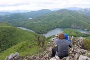 Slovacia - Barajul Ružín văzut de pe Vârful Sivec