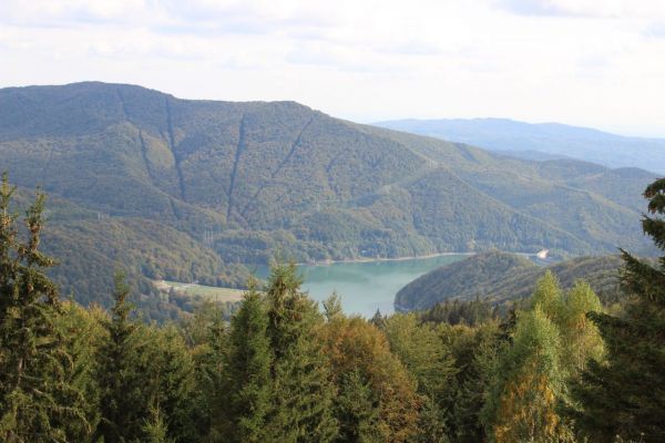 Vârful Secăria - locul de unde se poate admira Lacul Păltinoasa